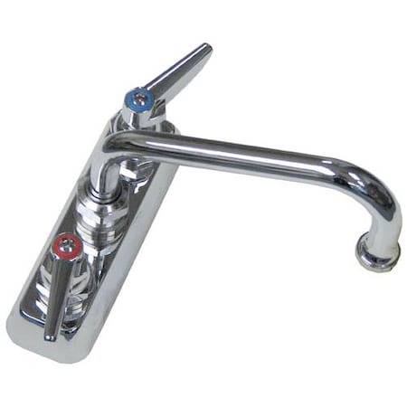 T&S Brass Faucet 4" Ctr Deck 6" Noz 1110